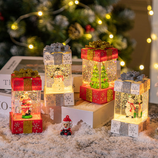 Crystal Box Christmas Decorations