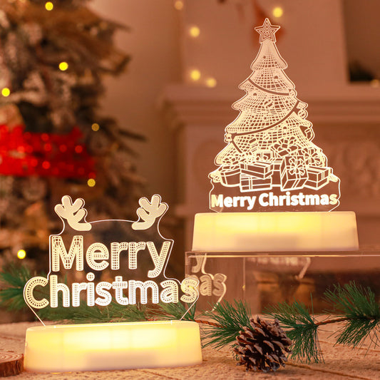 3D Lamp Christmas Decoration